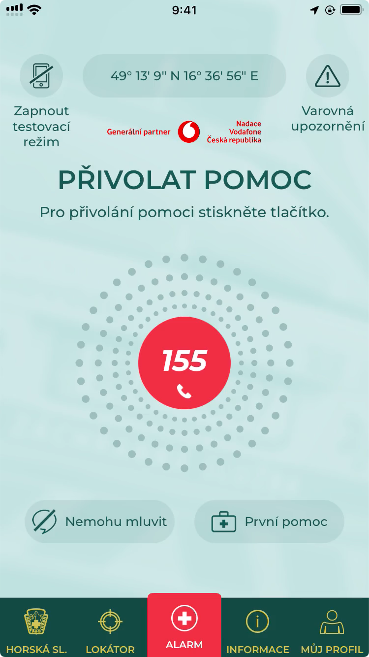 Nouzové tlačítko